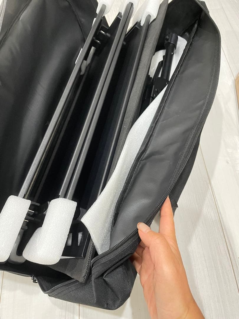 ムーンレンス調整可能なアウトドアテーブル 90x60cm