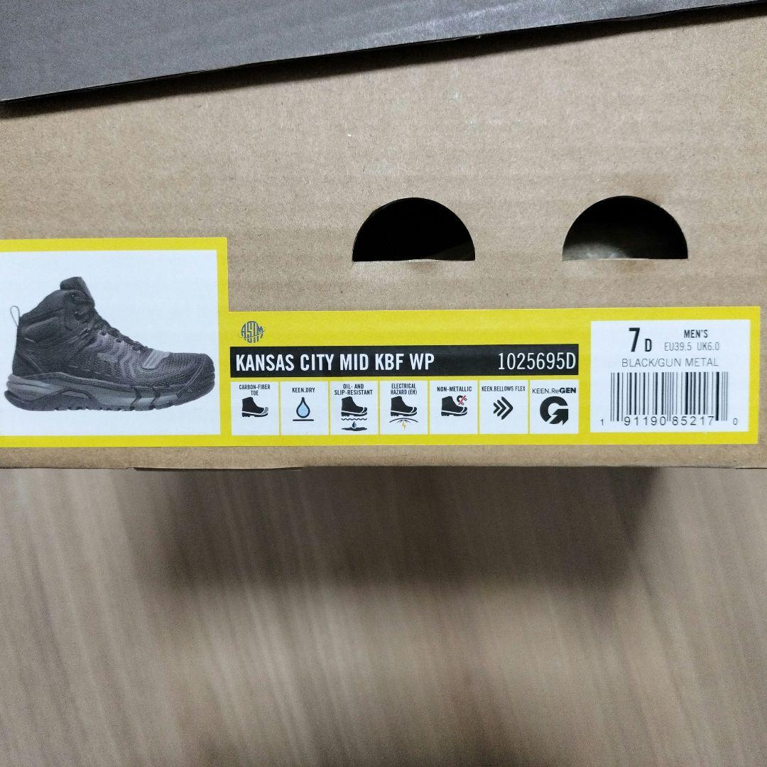 KEEN KANSAS CITY MID KBF WP 安全靴