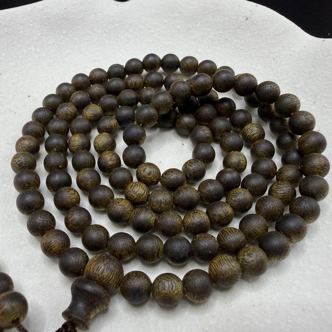R053 全沈水 極上緑油伽羅 沈香手串 高級ブレスレット重さ：18.8g