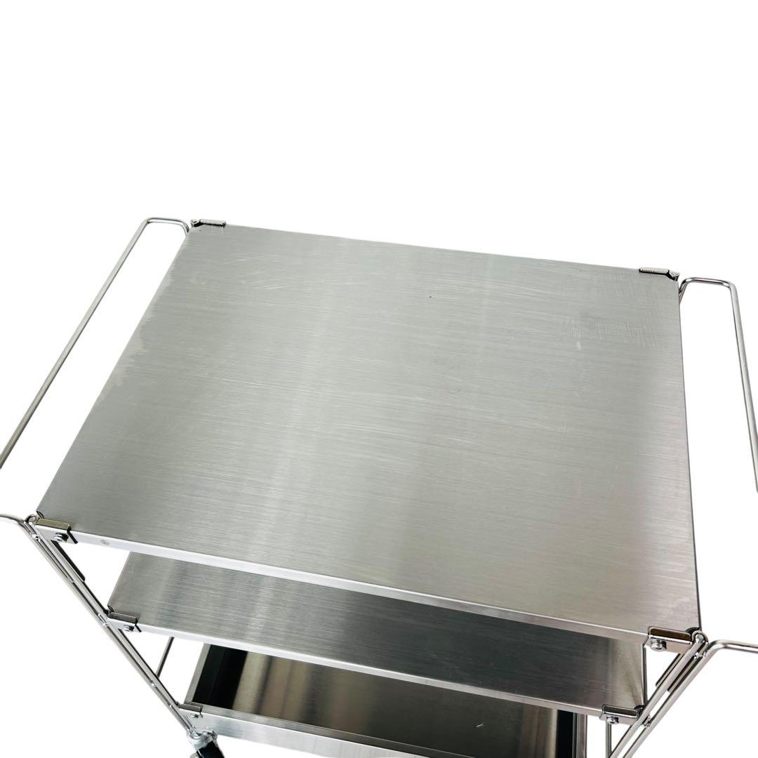 良品 無印良品 ステンレスユニットシェルフワゴンセット