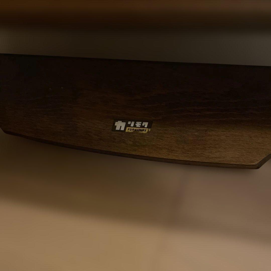 オールドカリモク　コロニアルシリーズ　壁掛けミラー