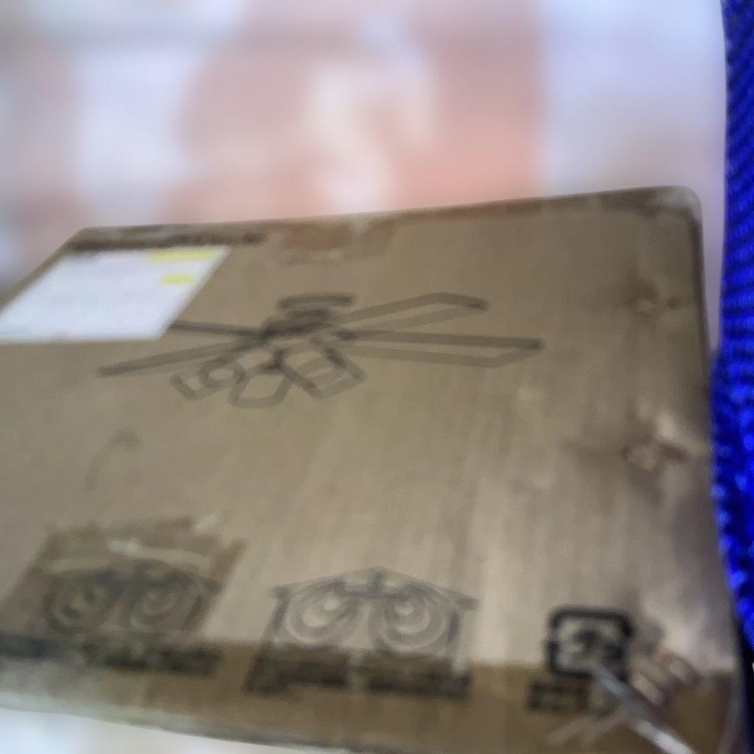 Parrot Uncle シーリングファン 4枚羽根 3灯 黒木目調