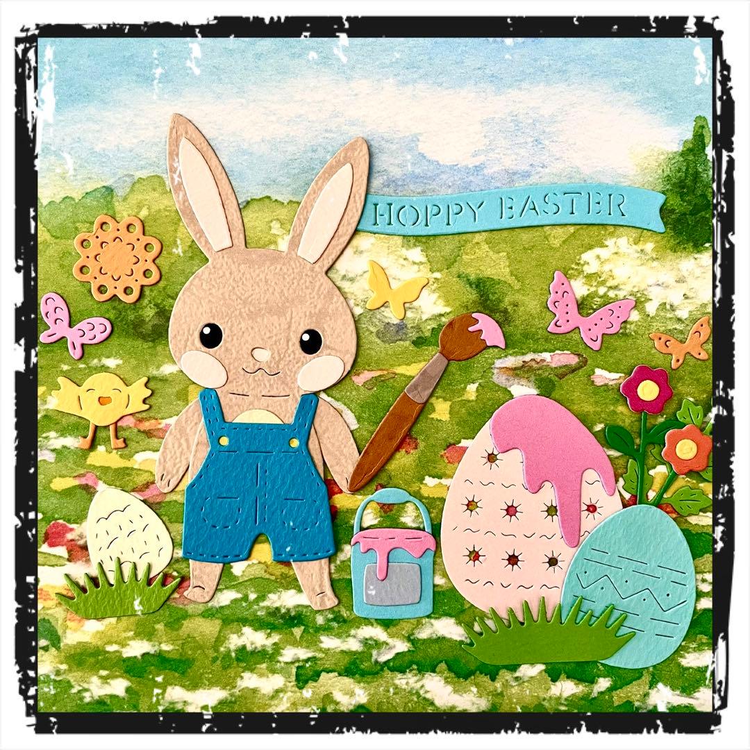 【ウサギB】サンプルページ（ペーパークラフト クラフトパンチ）