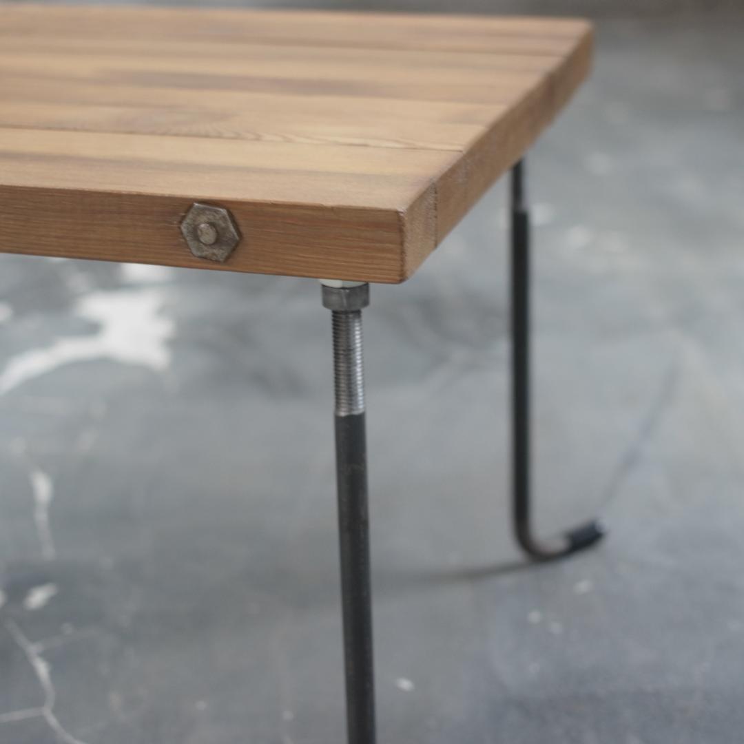 SALE【現品販売】アイアン ローテーブル 机 鉄脚 鉄 テーブル tab36