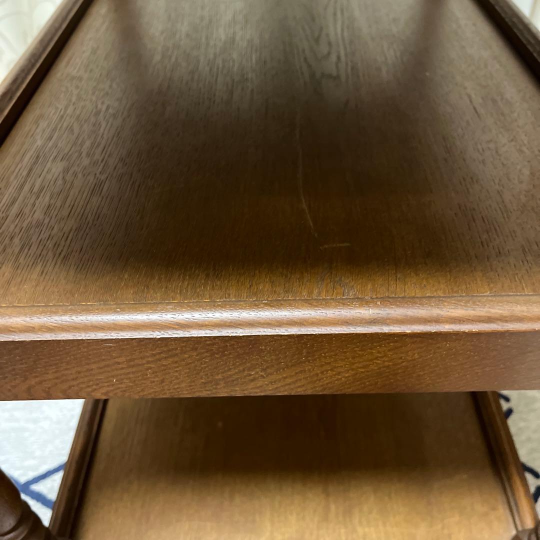 カリモク家具　キッチンワゴン　キャスター交換済