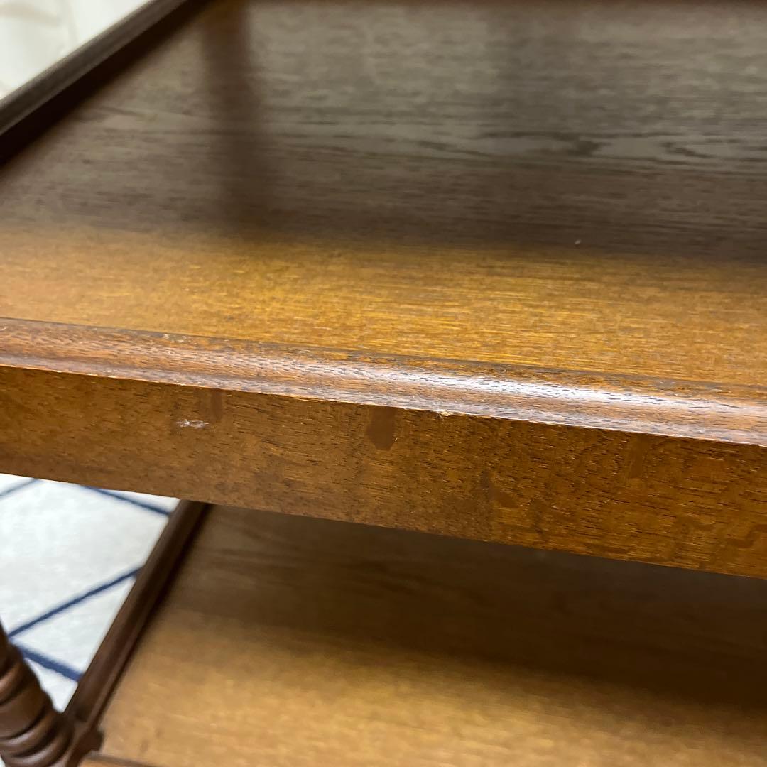 カリモク家具　キッチンワゴン　キャスター交換済