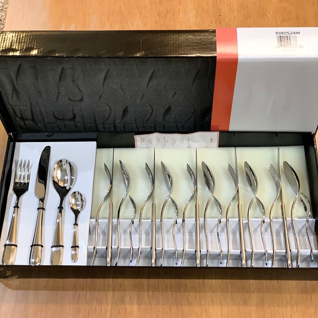 ALESSI アレッシィ ヌオーヴォミラノ カトラリーセット 4種×6 24点