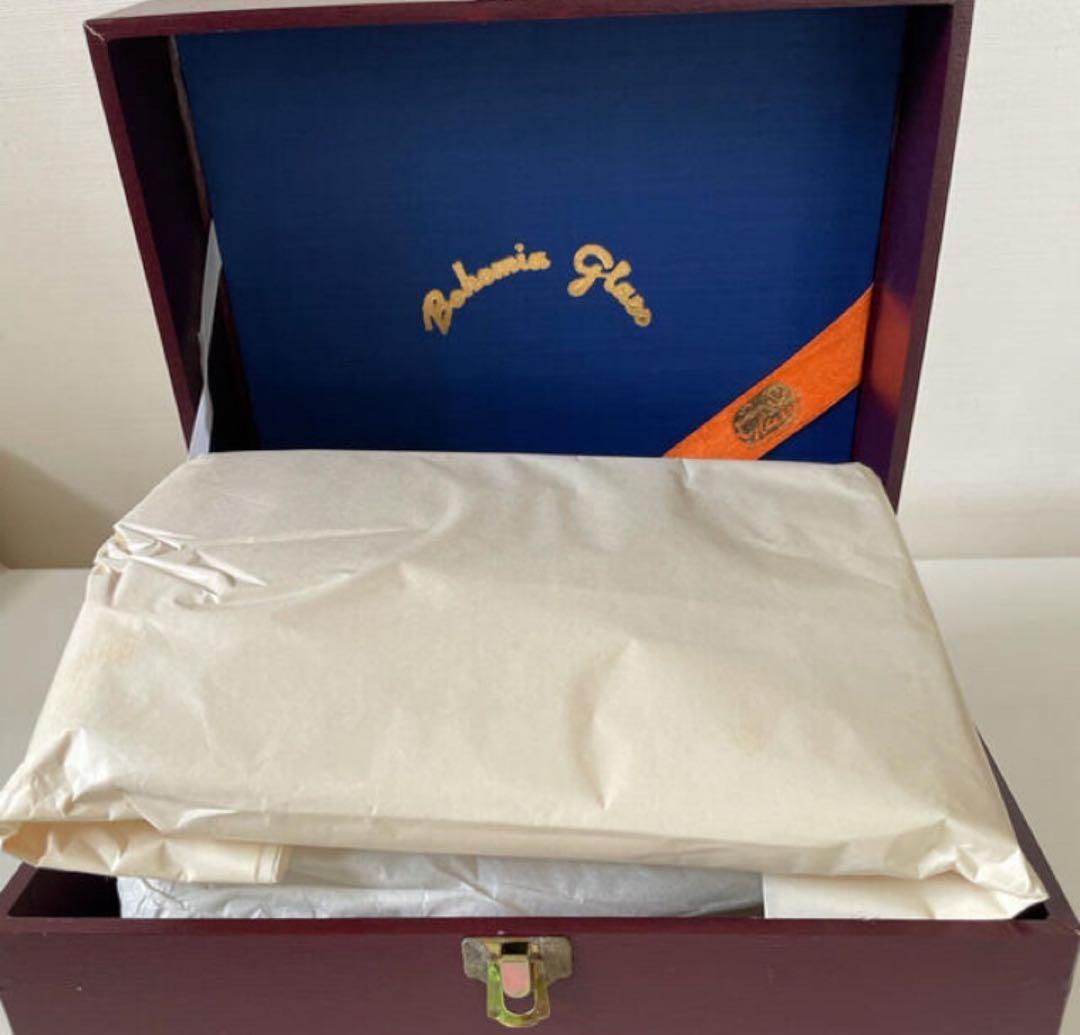 新品　美しい　ラスカボヘミア Bohemia 花瓶 17115/500/8