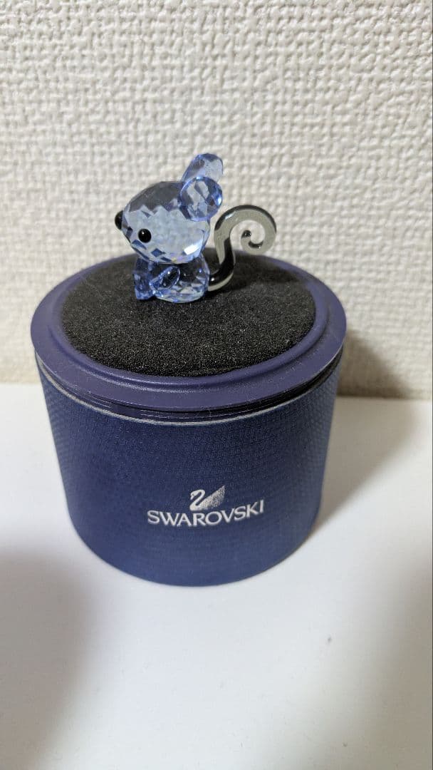 【廃盤品】SWAROVSKI 干支 ネズミ 吉井宏氏