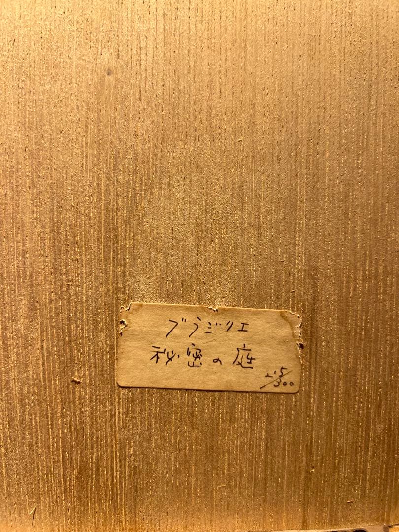 ブラジリエ 【秘密の庭】 lithograph - メルカリ