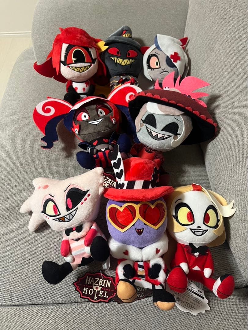 ハズビン・ホテルへようこそ おすわりぬいぐるみ ラウンドワン限定 8種