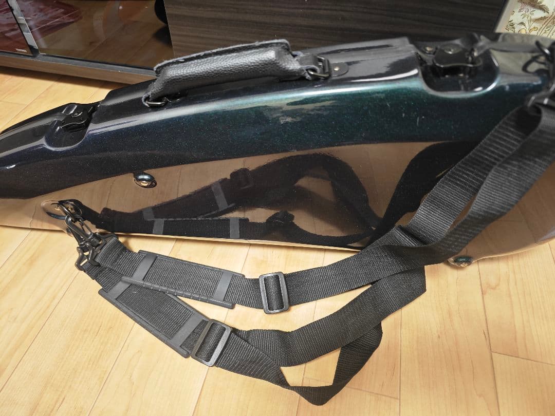 J.W.EASTMAN バイオリンケース ハードケース 4/4　緑〜紫