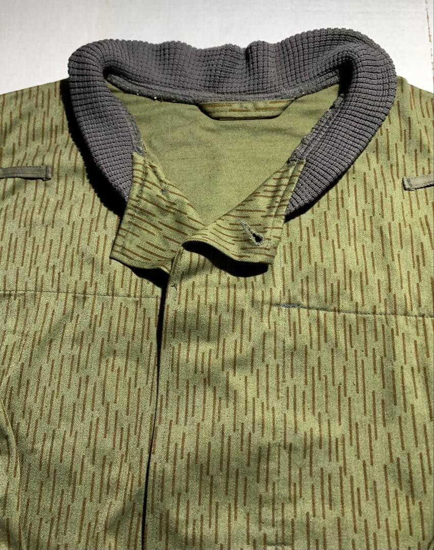 80S ヴィンテージ 東ドイツ 空挺部隊 ジャケット レインドロップ レインカモ