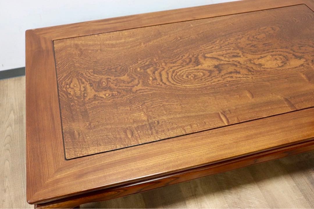 GMGF116○中澤唐木 紫檀 座卓 ローテーブル リビングテーブル 無垢 漆塗