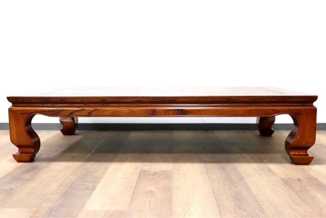 GMGF116○中澤唐木 紫檀 座卓 ローテーブル リビングテーブル 無垢 漆塗