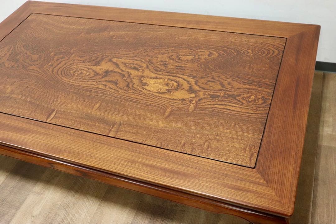 GMGF116○中澤唐木 紫檀 座卓 ローテーブル リビングテーブル 無垢 漆塗