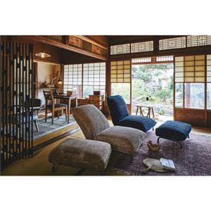 和モダン オットマン/スツール 【ベージュ】 幅70cm