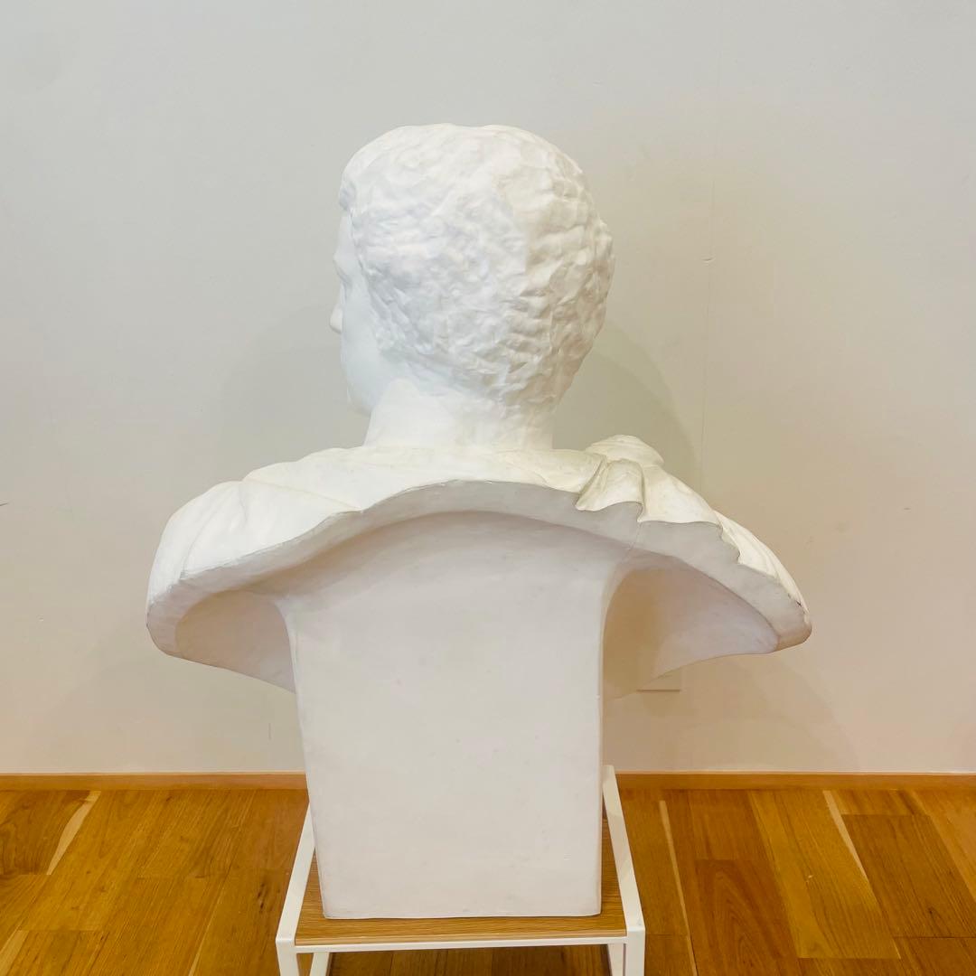 希少 石膏像 ブルータス 胸像 デッサン 特大 彫刻 置物 オブジェ