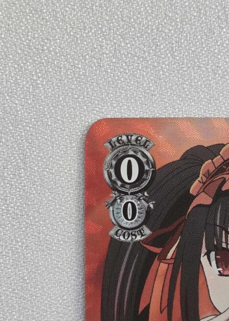 ヴァイスシュヴァルツ デート・ア・ライブ 不敵な笑み 狂三 SP サイン