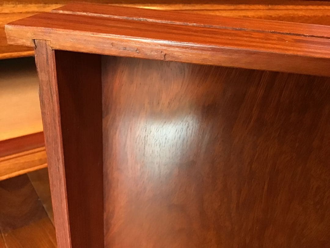 紫檀 ローテーブル 引き出し付 注文品 机 ローズウッド