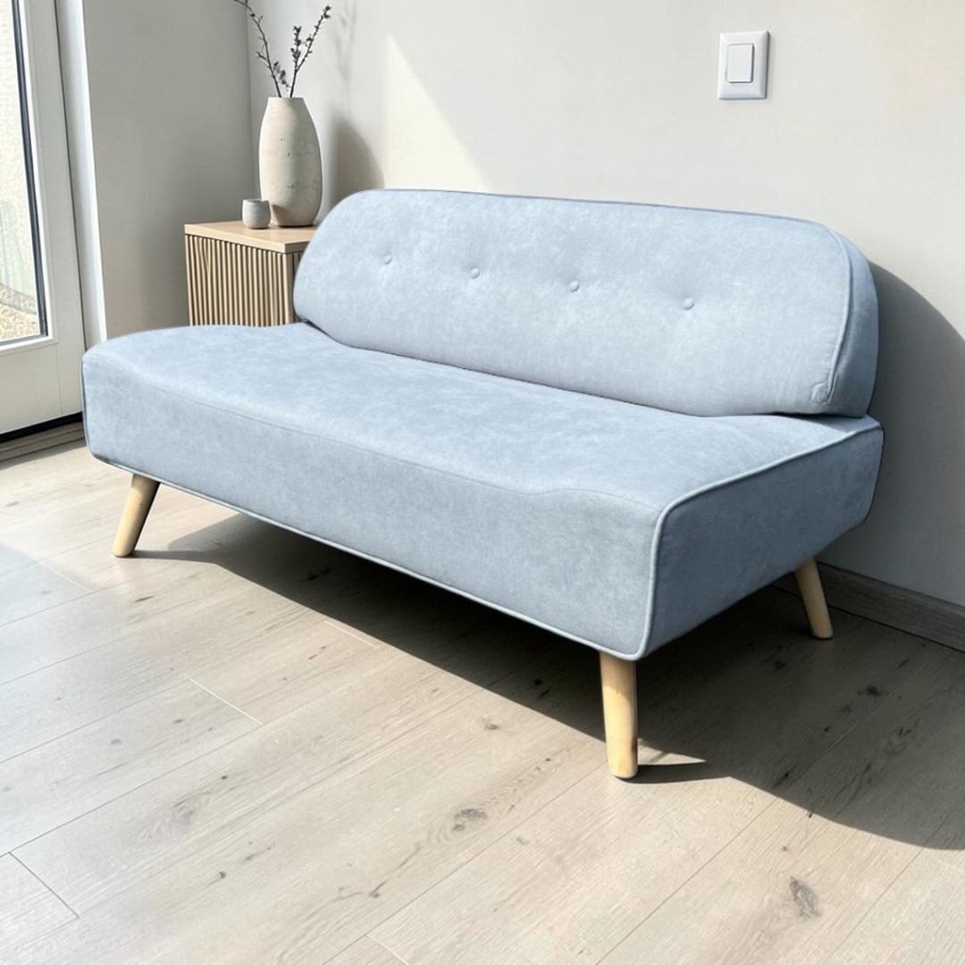 【新品】2WEY タイプ　ロー・ハイ兼用　ベンチソファ　2人掛け