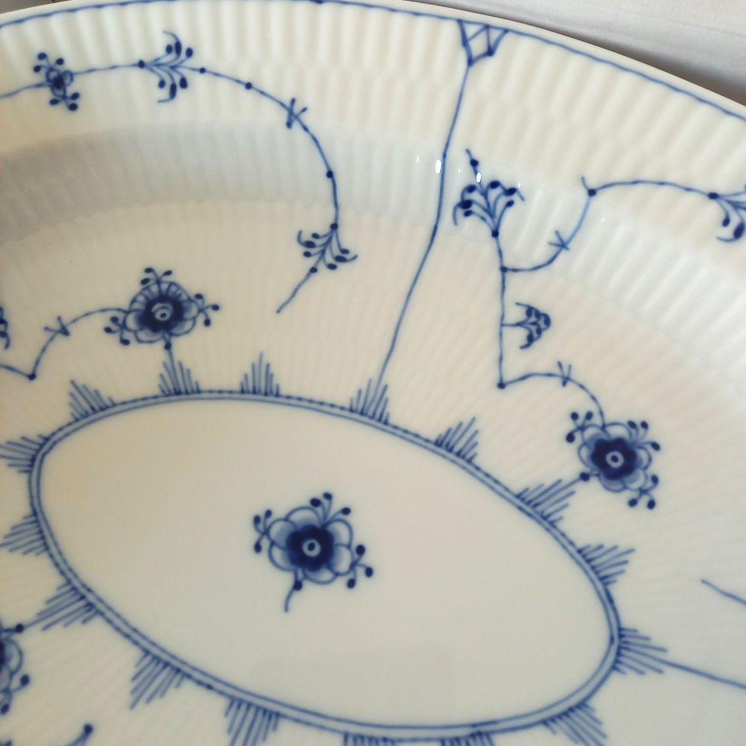 【新品未使用】ロイヤルコペンハーゲン　ブルーフルーテッド　プレイン　30.5cm