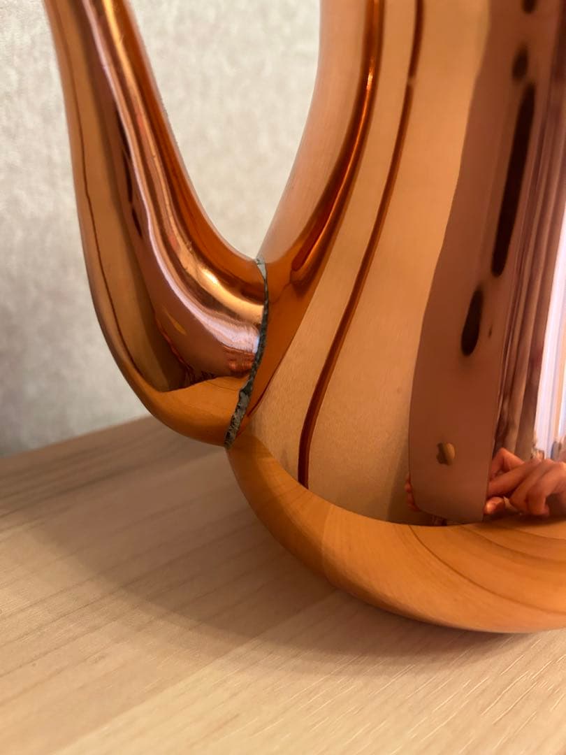 コーヒーセット　新光金属COPPER 100  WARE S-830