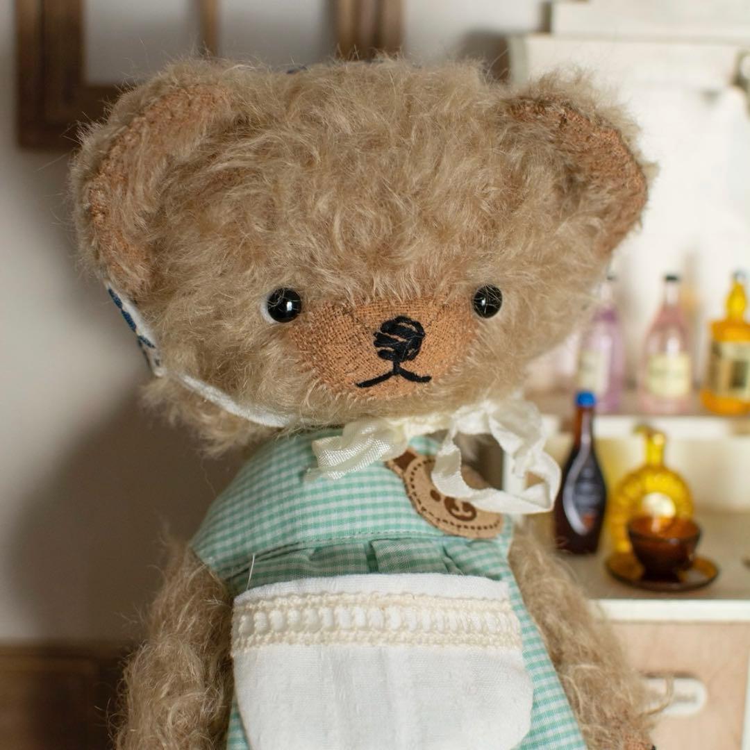 私の一番のお友達 テディベア アーティストベア 海外作家様 ハンドメイド くま