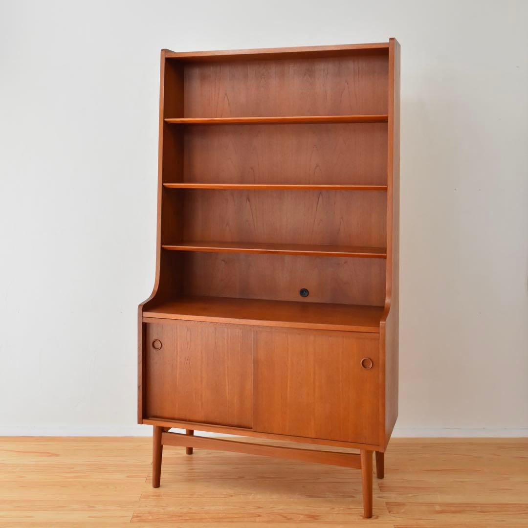 DENMARK チーク Johannes Sorth ブックシェルフ