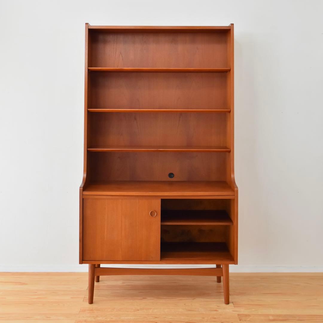 DENMARK チーク Johannes Sorth ブックシェルフ