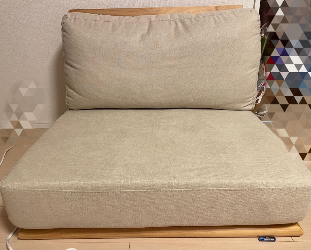 ソファファブリック木製ローソファ ※即 購入不可