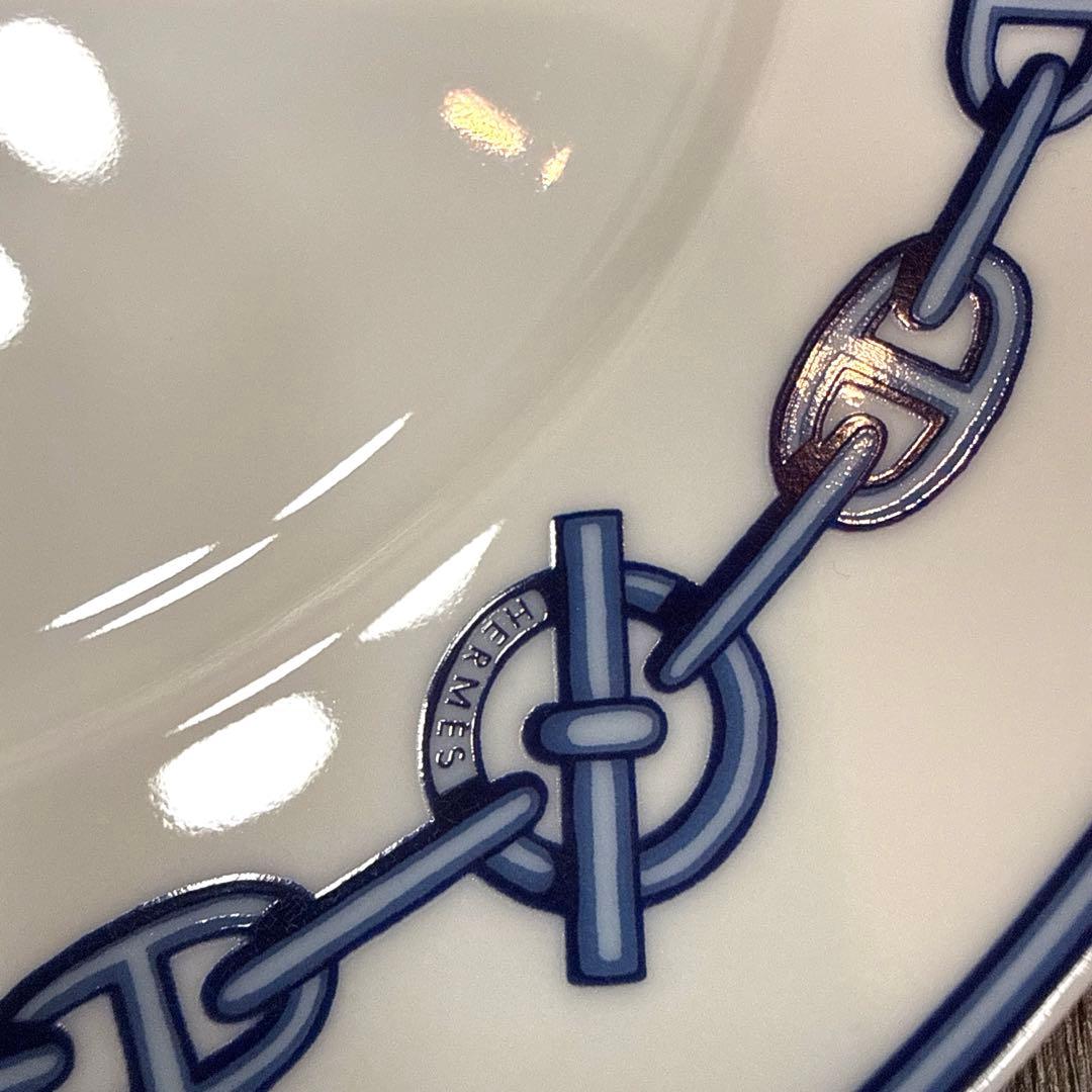 【HERMÈS】シェーヌ・ダンクル プレート 22.5cm 2枚セット　エルメス