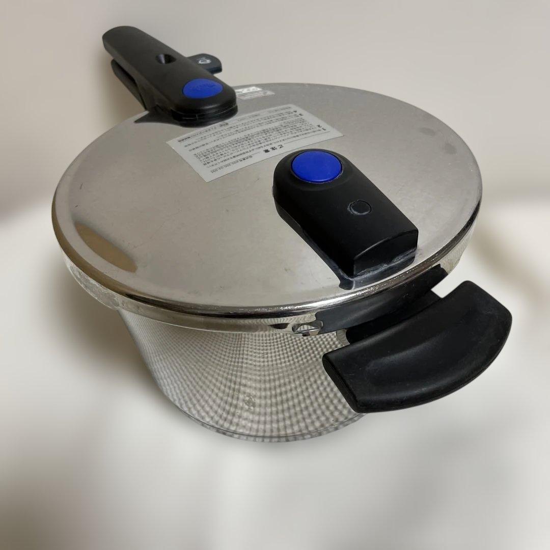 フィスラー圧力鍋　ビタクイック4.5Lガラス蓋付き