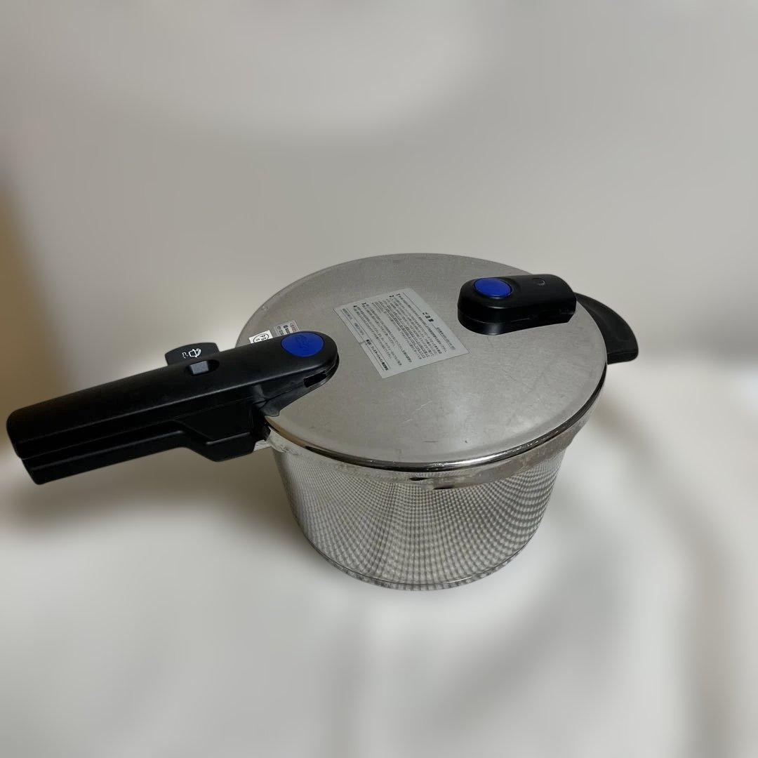 フィスラー圧力鍋　ビタクイック4.5Lガラス蓋付き