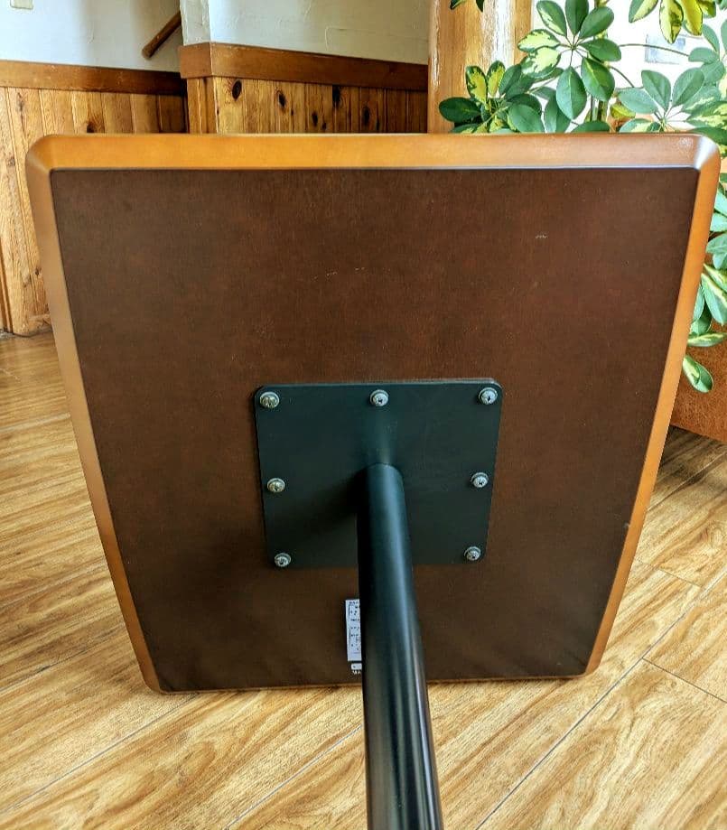 カリモク60＋ カフェテーブル　希少　ホワイト×ダークブラウン