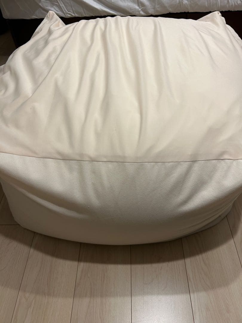 【未使用】無印良品 体にフィットするソファ大 カバー付き アイボリー