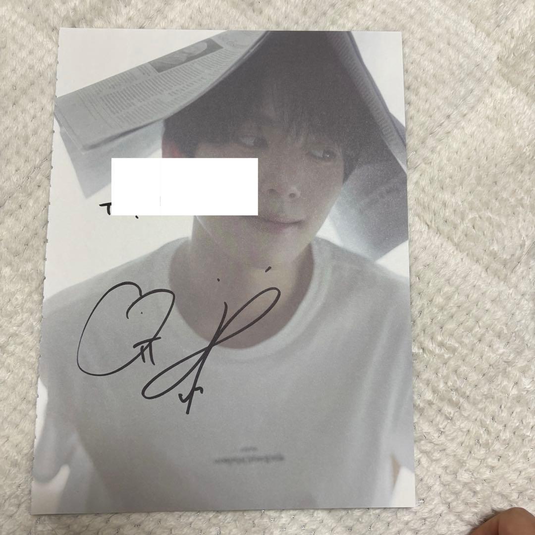 ZB1 ユジン 直筆サイン - メルカリ