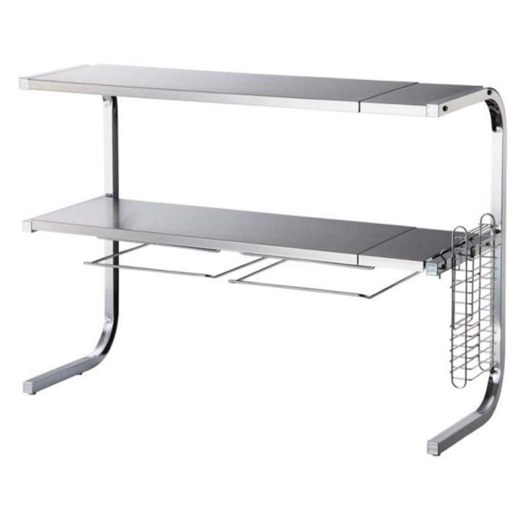 キッチン上ラック　コンロ奥ラック　キッチン収納　デラックスDX 日本製新潟県燕市