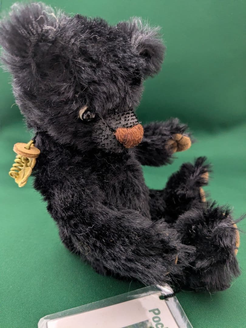 Pocket Bear 黒いぬいぐるみ