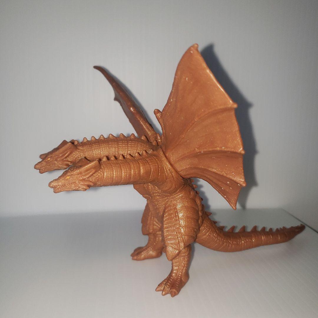 キングギドラ ソフビ フィギュア ゴジラ レトロ レア 昔 BANDAI 98年