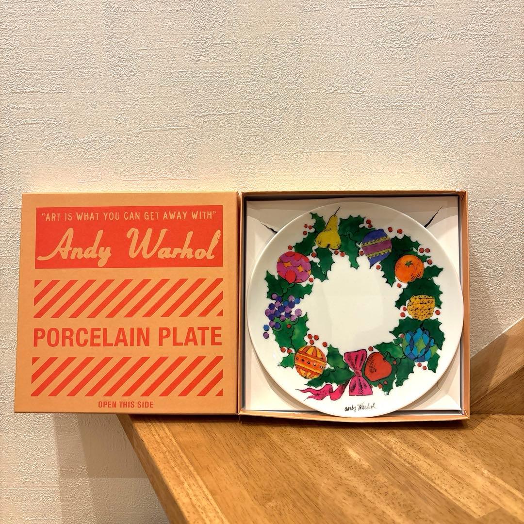 アンディウォーホル　ホリデーリースプレート