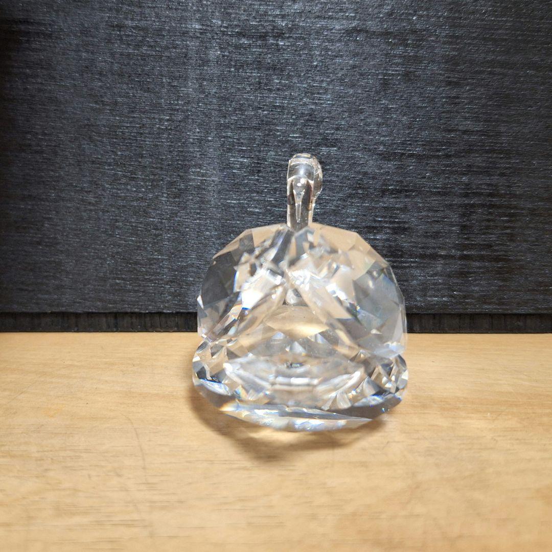 【極美品】SWAROVSKI スワロフスキー クリスタル スワン 置物 Mサイズ
