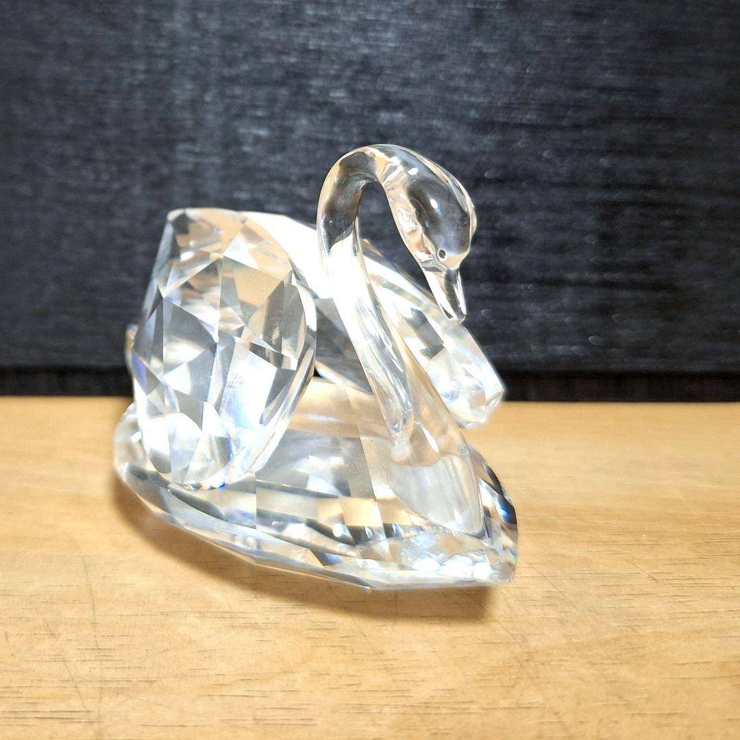 【極美品】SWAROVSKI スワロフスキー クリスタル スワン 置物 Mサイズ