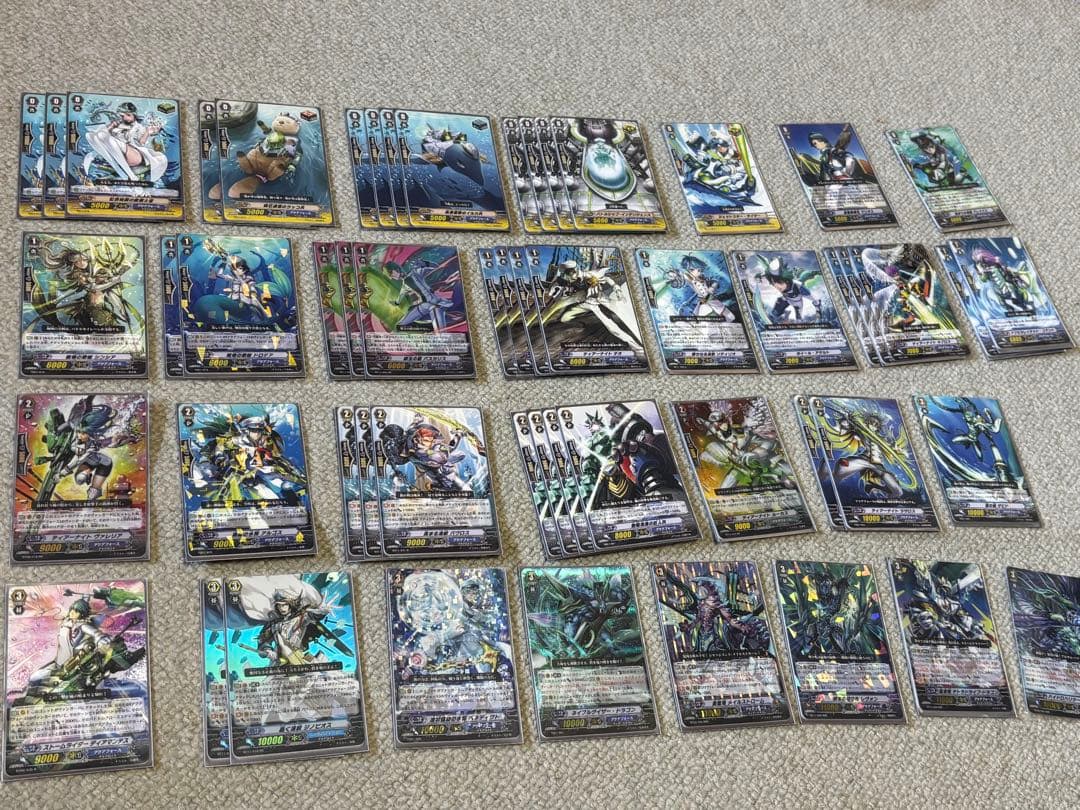 カードファイト!! ヴァンガード アクアフォース 引退品デッキ - メルカリ