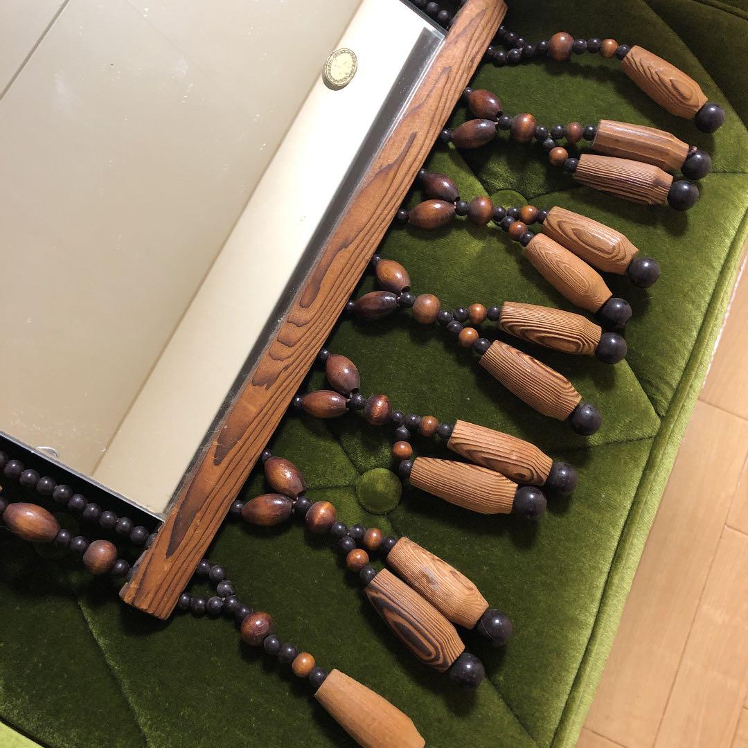 希少 鏡 玉のれん 昭和レトロ