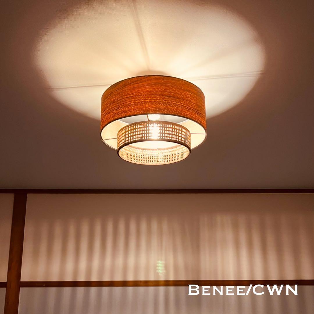 天井照明 シーリングライト Benee/CWN E26 LED レトロ 北欧