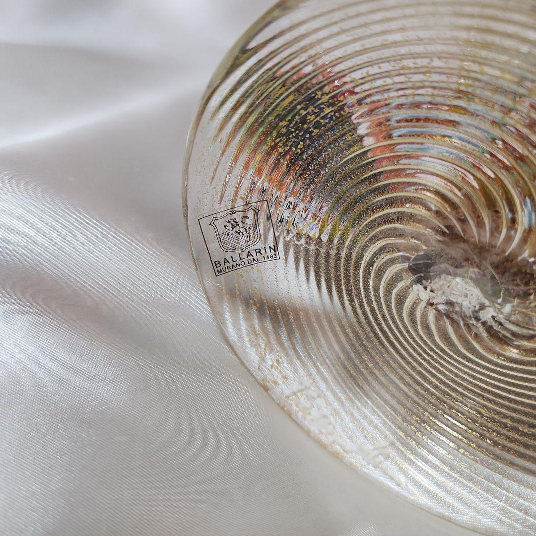 ナ*カ様 ベネチアンガラス ミルフィオリ バラリン工房 金彩 ペアドール mur