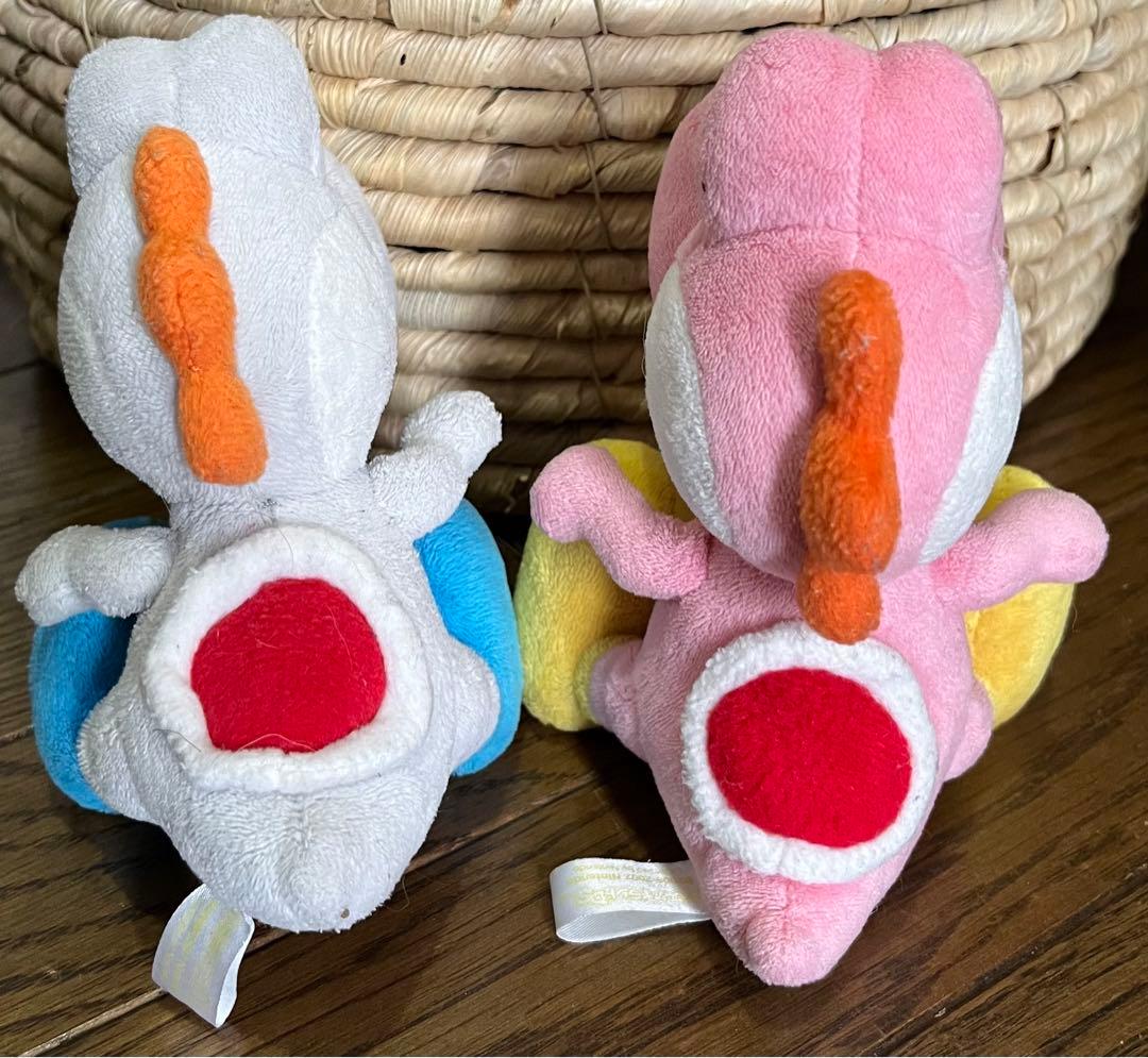 レア ヨッシー ヨッシーアイランド DS ぬいぐるみ 白 ピンク 2個