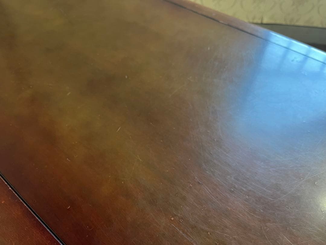 【アンティーク】カリモク 木製 センターテーブル ローテーブル 昭和レトロ