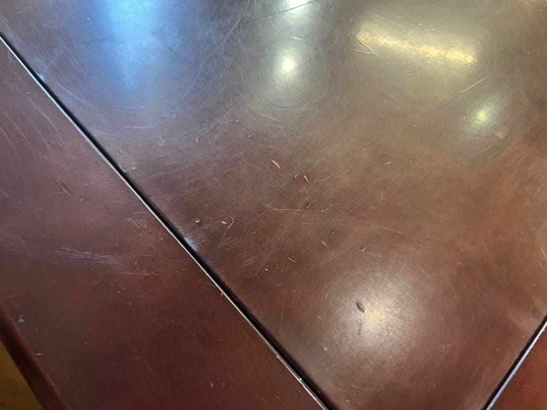 【アンティーク】カリモク 木製 センターテーブル ローテーブル 昭和レトロ